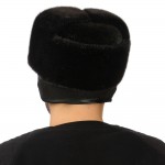 Мужская шапка из нерпы арт. 303м