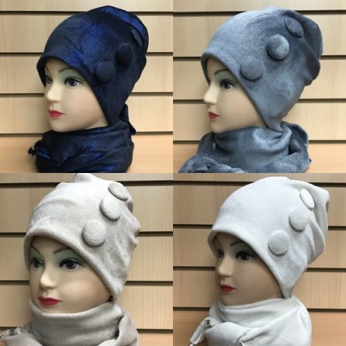 Комплект шапка и шарф в Москве